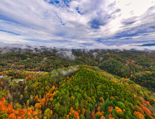 Mountains with sky view