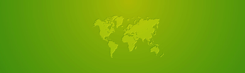 Tree Green World Map Background