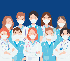 medical doctors team