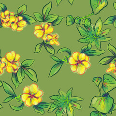seamless floral background pattern
