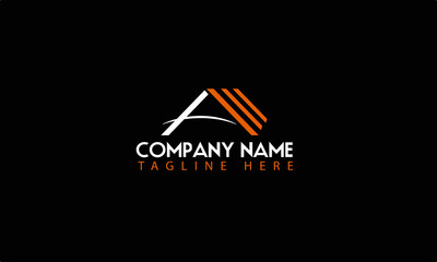 Colorful Premium A  company letter logo Design template