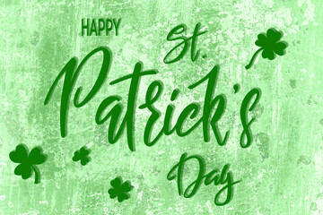 St Patricks day holiday card