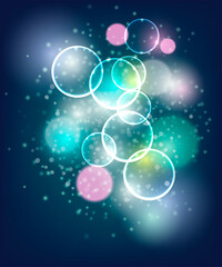 Abstract bright glow background. Vector illustration.