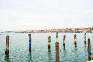 Plakat View on the port of Chioggia, Veneto - Italy