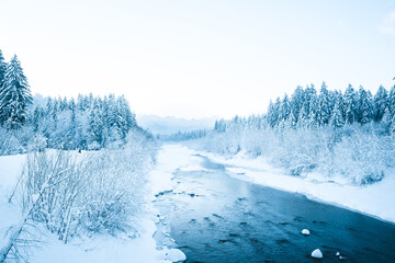 Winterwonderland in Allgäu, Bayern!