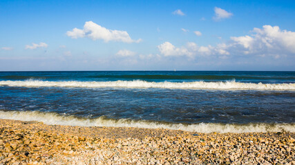 The Black Sea at Feodosia, Crimea.