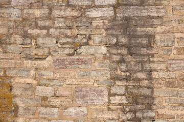 old dirty bricks wall background