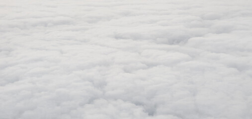 sea of white clouds