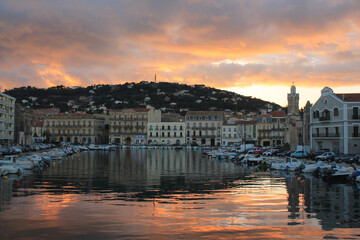 Sete, a seaside resort and singular island in the Mediterranean sea, it is named the Venice of...