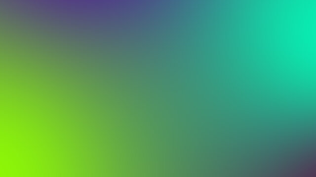 Abstract gradient green blue and purple soft colorful background. Modern horizontal design for mobile app.