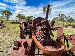 Rusty Vintage Farm Machinery