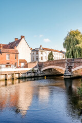 Fye Bridge over the River Wensum in the city of Norwich