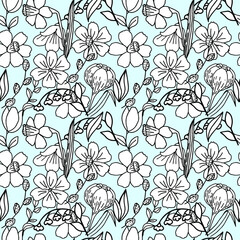 art, background, beautiful, black, bloom, blooming, blossom, botanical, botany, bouquet, branch, collection, decor, decoration, design, doodle, drawing, fabric, floral, flower, garden, graphic, hand, 