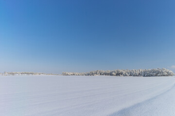 Verschneide Winterlandschaft