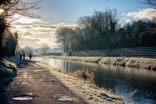 Beautiful Sunrise at Irish Canal