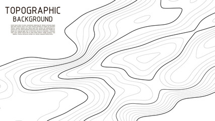 Topographic map background. Topographic pattern texture. Geographic mountain topography vector illustration.