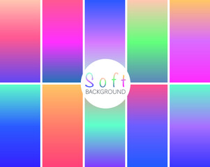 assorted color gradient backgrounds pack