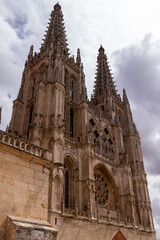 Fototapeta na wymiar Burgos' Cathedral Main Facade