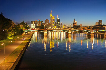 Fototapeta premium Frankfurt city skyline