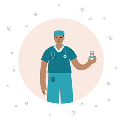 Global vaccination concept