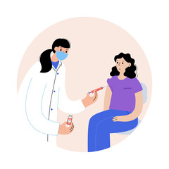 Global vaccination concept