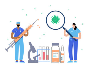 Fototapeta premium Global vaccination concept