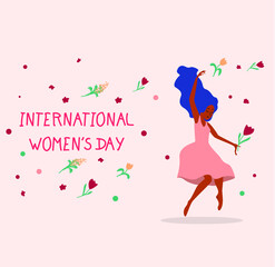 Obraz na płótnie Canvas International Women's Day celebration.