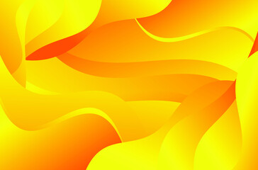 yellow wave style background design