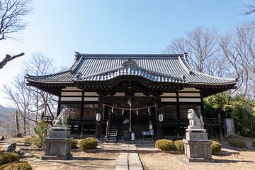Fototapeta na wymiar 小諸の鹿島神社