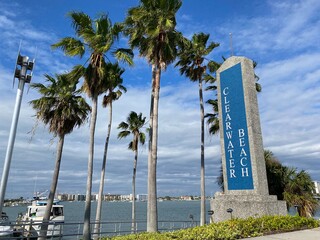 Located in Pinellas County on the west central coast of Florida and overlooking the Gulf of Mexico, Clearwater Beach features miles of beautiful beaches, family-friendly lodgings, excellent restaurant