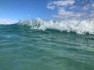 This is a beatiful view of de caribean sea 