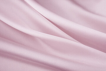 Fototapeta premium シルクのドレープ ピンク