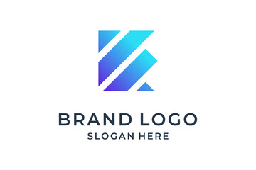 Letter B logo design Business