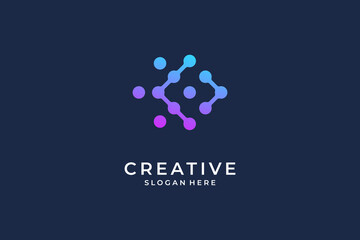 abstract Initial letter C logo design