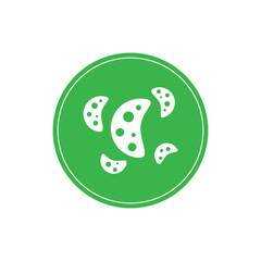 Mold icon design isolated on white background