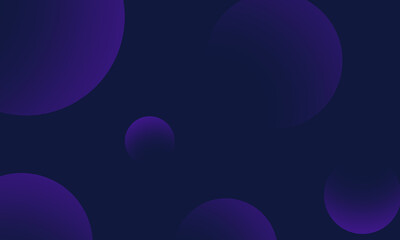 Purple circles gradient on black dark abstract background. Modern graphic design element.