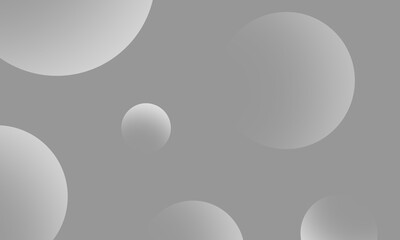 White circles gradient on gray abstract background. Modern graphic design element.