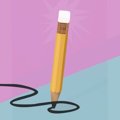 pencil drawing on paper