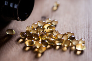 vitamin capsules and health care issue