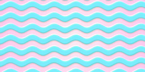 Abstract pink blue color wave line pattern texture background. Cream melted and drips.