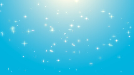 Christmas blue white starry background.