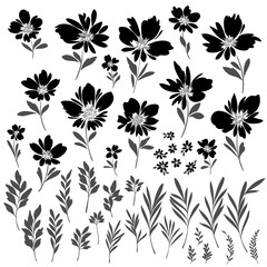 Abstract and impressive cute flower material,