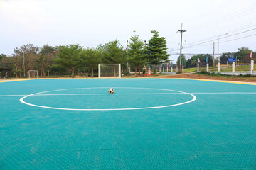 Ground futsal. corner futsal plastic court flooring tiles texture floor.