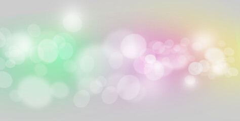 abstract bokeh background Green pink and white 