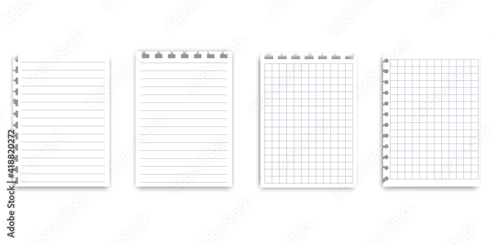Poster design template for booklet design. blank vertical notebook page. stock image. eps 10.
