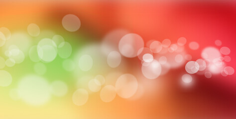 abstract bokeh background Orange Green and white