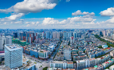 Cityscape of Shantou City, Guangdong Province, China