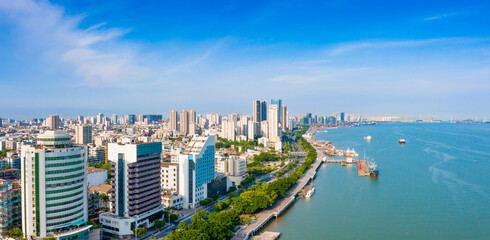 Cityscape of Shantou City, Guangdong Province, China