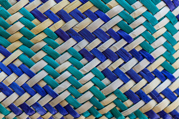pattern with blue and green stripes