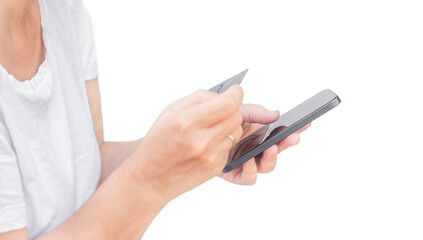  phone and card isolate